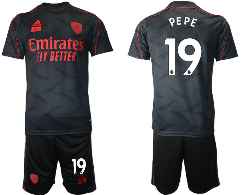 Men 2020-2021 Club Arsenal commemorative edition black #19 Adidas Soccer Jersey